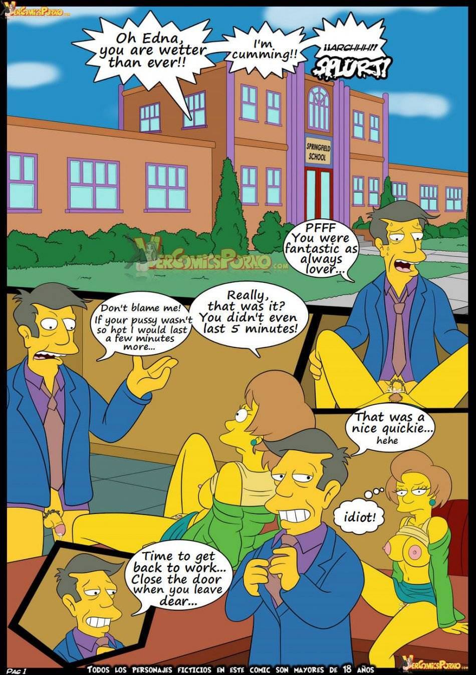 Simpsons comic nackt